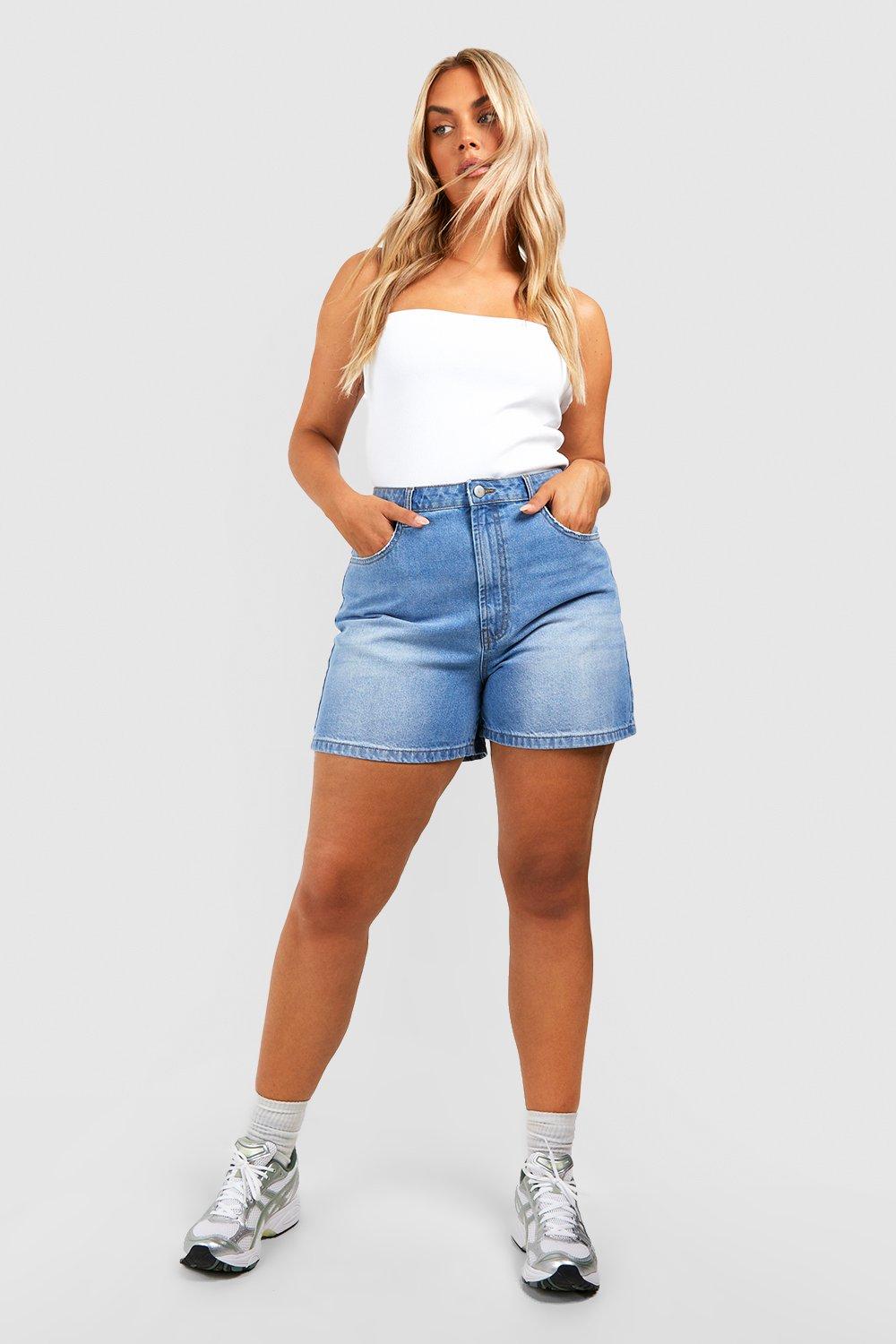 Boohoo sales denim shorts